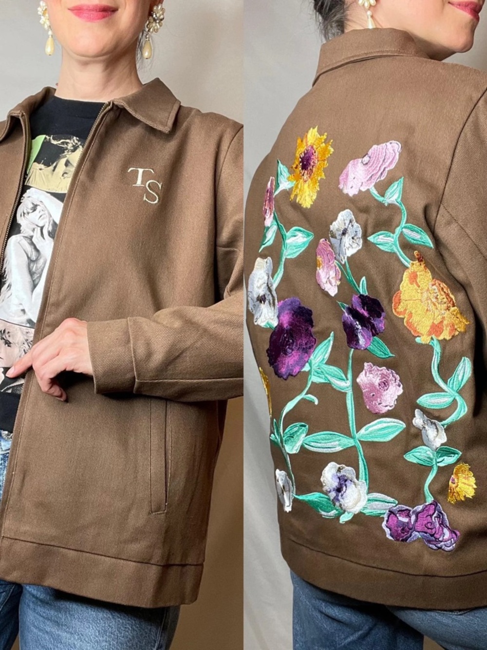 Taylor Swift Acoustic Piano Embroidered Jacket